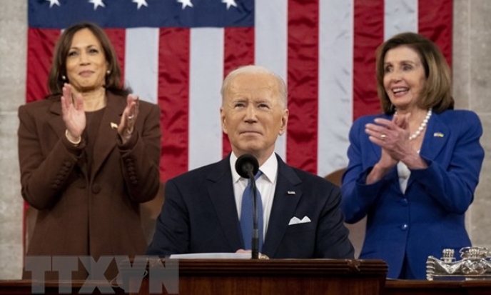 Thông điệp liên bang 2022 của ông Biden thu hút hơn 33 triệu người xem