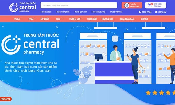 Pharmacy (trungtamthuoc.com) - mô hình nhà thuốc truyền thống kết hợp trực tuyến đầu tiên tại Việt Nam