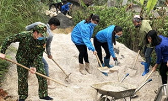 Đồn Biên phòng Pò Mã đồng hành xây dựng nông thôn mới