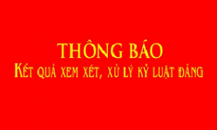 Ban Bí thư thi hành kỷ luật tổ chức đảng, đảng viên