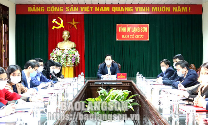 Ban Tổ chức Trung ương sơ kết công tác quý I/2022