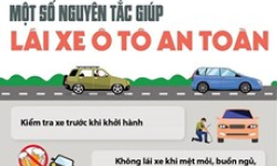 Một số nguyên tắc "vàng" giúp tài xế lái xe ôtô an toàn