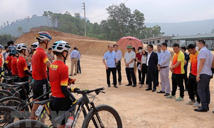 SEA Games 31: Khảo sát công tác tổ chức thi đấu môn xe đạp ở Hòa Bình