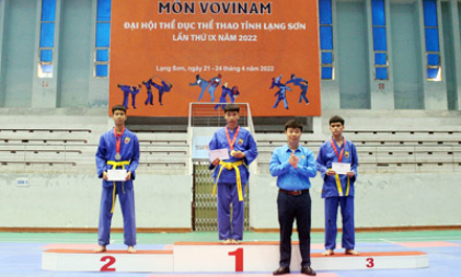 Bế mạc giải Vovinam Đại hội TDTT tỉnh lần thứ IX năm 2022