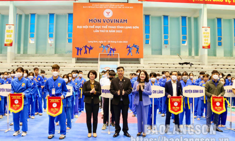 Trên 100 vận động viên tham dự môn Vovinam Đại hội TDTT tỉnh lần thứ IX