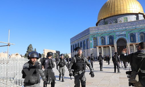 Căng thẳng gia tăng tại khu vực Đền Al-Aqsa ở Đông Jerusalem