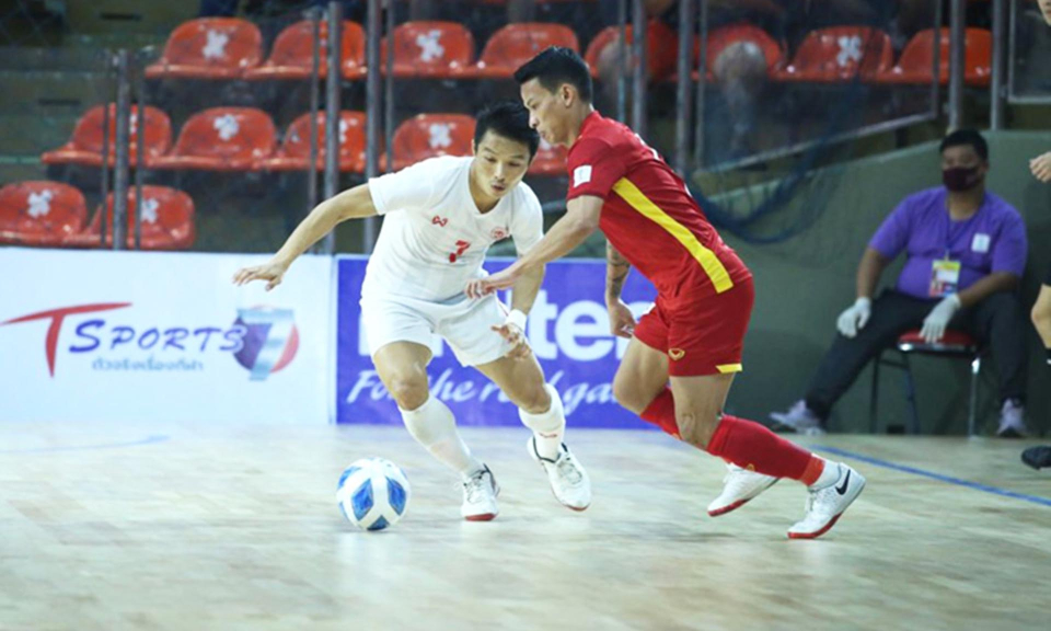 Đội tuyển futsal Việt Nam giành vé dự Vòng chung kết futsal châu Á 2022