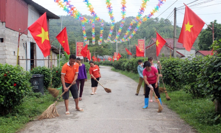 Xã Hoàng Văn Thụ: Khơi sức dân xây dựng nông thôn mới nâng cao