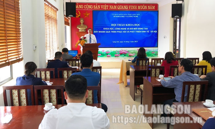 Hội thảo khoa học, công nghệ và đổi mới sáng tạo đẩy nhanh quá trình phục hồi và phát triển kinh tế -