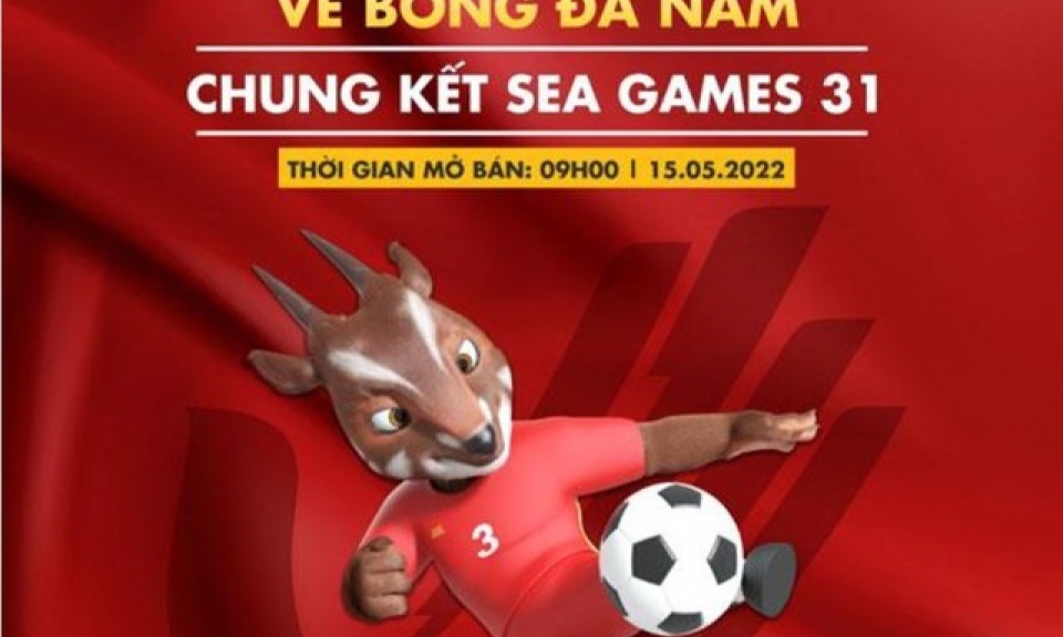 Vé chung kết bóng đá nam SEA Games 31 chính thức mở bán