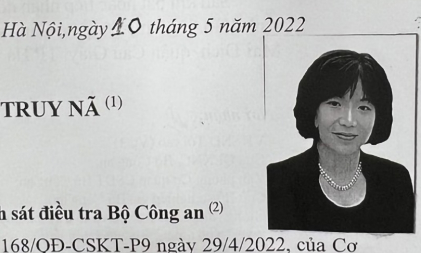 Truy nã Chủ tịch Công ty AIC Nguyễn Thị Thanh Nhàn