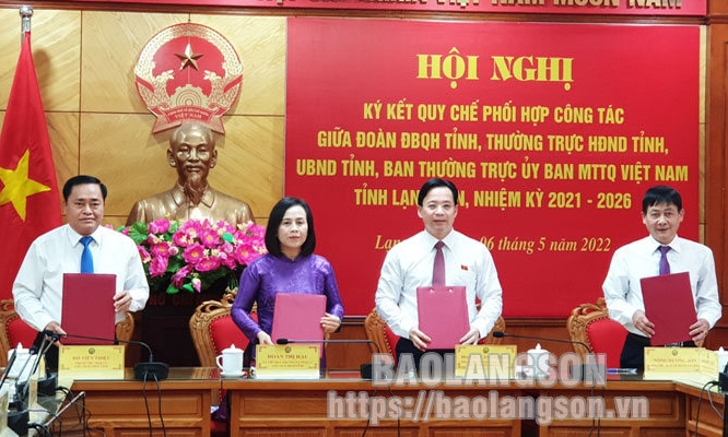 kết quy chế phối hợp giữa Đoàn ĐBQH tỉnh, Thường trực HĐND tỉnh, UBND tỉnh, Ban Thường trực Ủy ban MTTQ