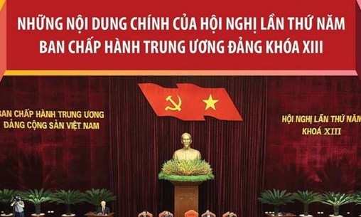 Nội dung chính Hội nghị lần thứ năm Ban Chấp hành TƯ Đảng khóa XIII