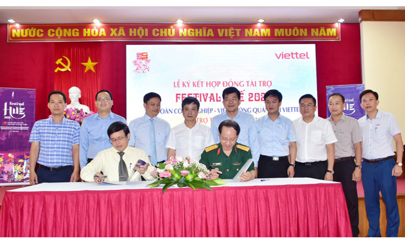 Tập đoàn Viettel tài trợ 1 tỷ đồng cho Festival Huế 2022