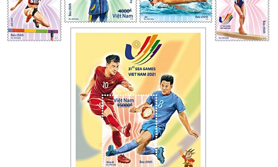 Phát hành bộ tem “Đại hội Thể thao Đông Nam Á lần thứ 31 - SEA Games 31”