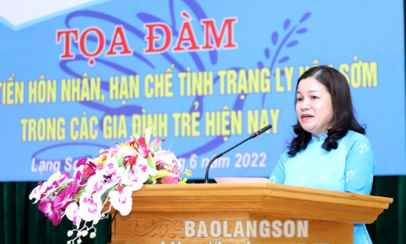 Tọa đàm vấn đề tiền hôn nhân, hạn chế tình trạng ly hôn sớm trong các gia đình trẻ hiện nay