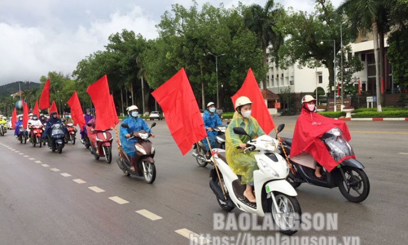 Thành đoàn Lạng Sơn: Diễu hành tuyên truyền phòng, chống ma túy