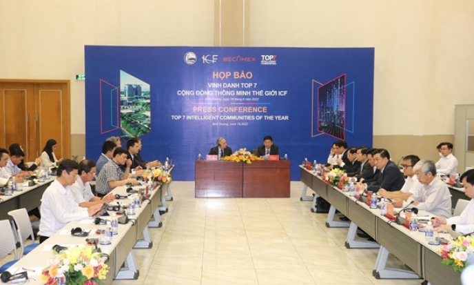 Vinh danh top 7 Cộng đồng thông minh thế giới năm 2022 tại Bình Dương