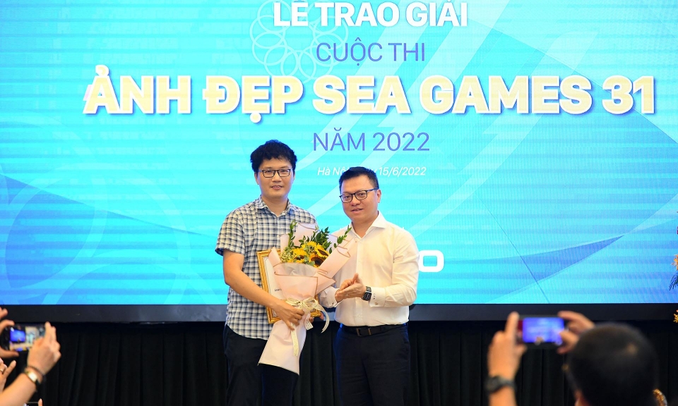 Trao giải cuộc thi “Ảnh đẹp SEA Games 31”