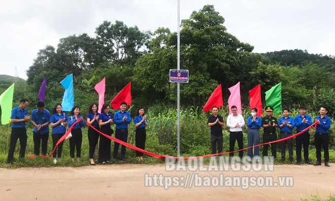 Lộc Bình: Ra quân Chiến dịch thanh niên tình nguyện hè 2022