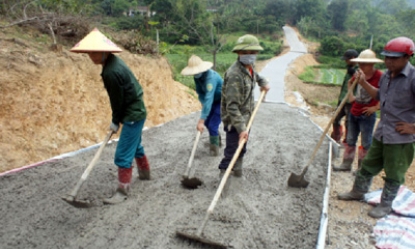 Phát triển giao thông nông thôn: Cần đẩy nhanh tiến độ