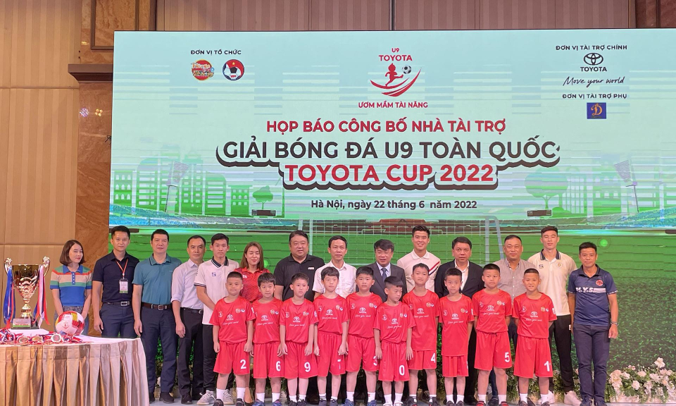 16 đội bóng nhí tham dự Giải U9 toàn quốc Toyota Cup 2022