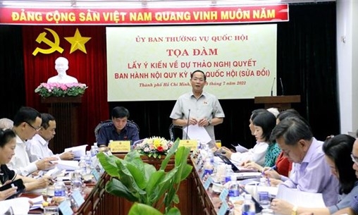 Xây dựng dự thảo Nghị quyết ban hành nội quy kỳ họp Quốc hội sửa đổi