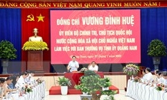 Chủ tịch Quốc hội mong muốn Quảng Nam là hình mẫu phát triển du lịch