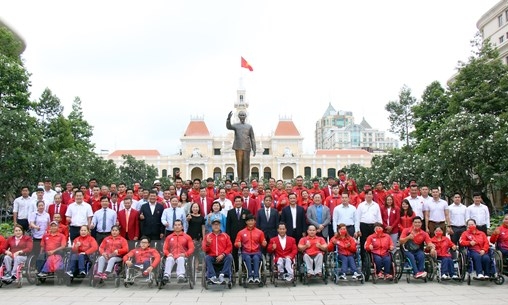 Đoàn Việt Nam khởi đầu hành trình chinh phục ASEAN Para Games 2022