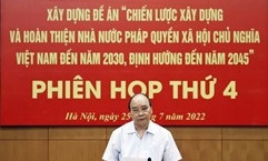 Chủ tịch nước chủ trì phiên họp Ban Chỉ đạo xây Nhà nước pháp quyền