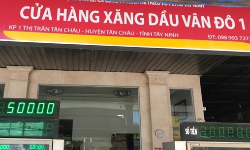 Một trạm xăng dầu ở Tây Ninh bị phạt trên 890 triệu đồng