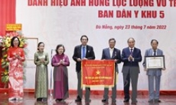 Chủ tịch nước trao danh hiệu Anh hùng LLVTND cho Ban Dân y Khu 5