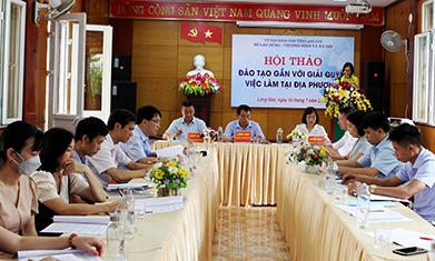 Hội thảo đào tạo gắn với giải quyết việc làm tại địa phương: Tập trung tháo gỡ khó khăn, nâng chất lượng