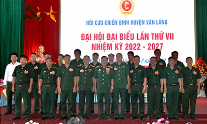 Hội Cựu chiến binh huyện Văn Lãng tổ chức thành công đại hội đại biểu nhiệm kỳ 2022-2027