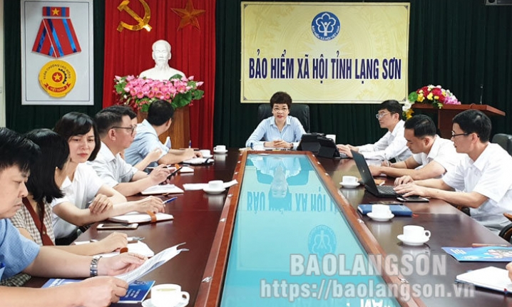 BHXH Việt Nam trực tuyến toàn quốc sơ kết công tác 6 tháng đầu năm 2022