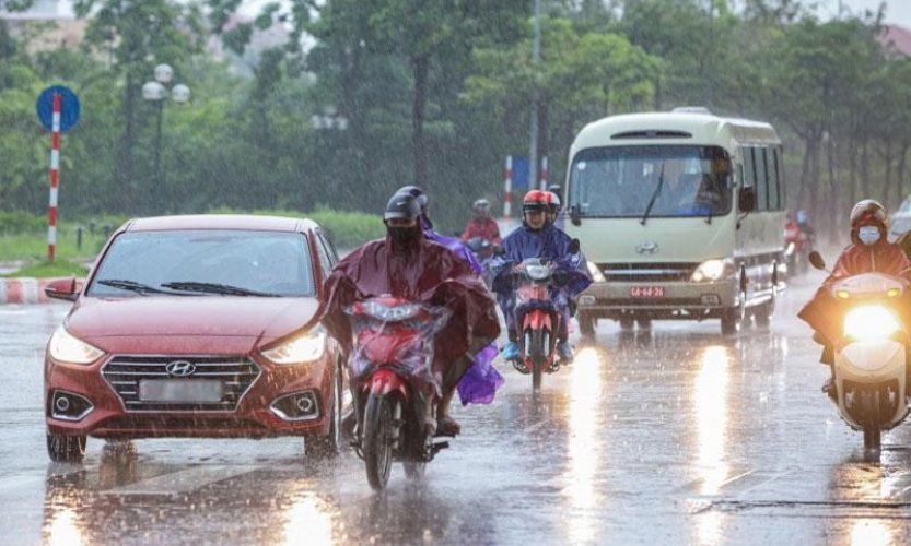 Từ ngày 11-12/7, nhiều khu vực ở Tây Nguyên và Nam Bộ có mưa rất to