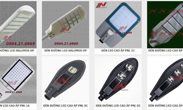 Đèn đường led Phan Nguyễn tiết kiệm điện, bảo hành 2-5 năm