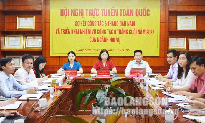 Ngành Nội vụ sơ kết công tác 6 tháng đầu năm 2022