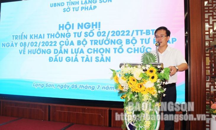 Hơn 90 đại biểu dự triển khai thông tư về lựa chọn tổ chức đấu giá tài sản