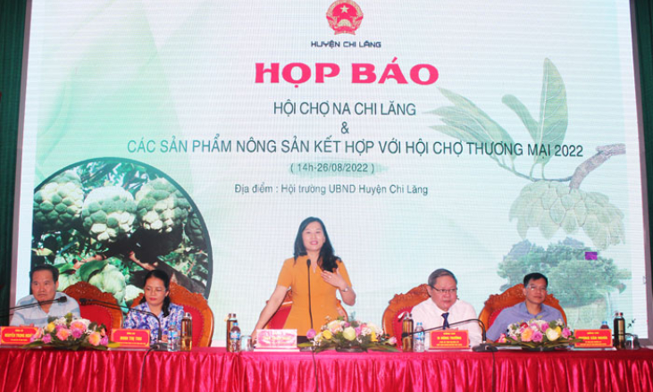 Họp báo thông tin về Hội chợ Na Chi Lăng năm 2022