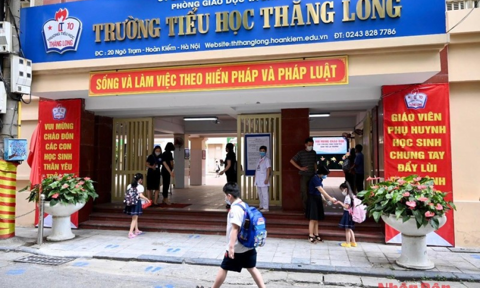 Học sinh tựu trường sớm nhất một tuần trước ngày khai giảng