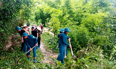 Cao Lâu thực hiện tốt công tác huấn luyện lực lượng dân quân