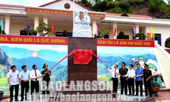 Đồn Biên phòng Chi Lăng: Khánh thành tượng đài “Bác Hồ với chiến sĩ Biên phòng”