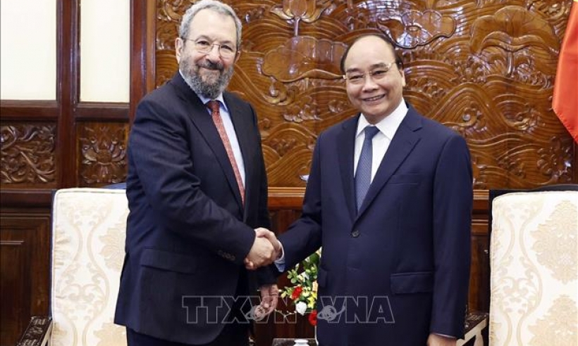 Chủ tịch nước Nguyễn Xuân Phúc tiếp cựu Thủ tướng Israel Ehud Barak