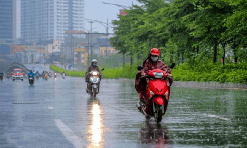 Ngày 13/8, mưa dông ở Bắc Bộ, Thanh Hóa và Nghệ An