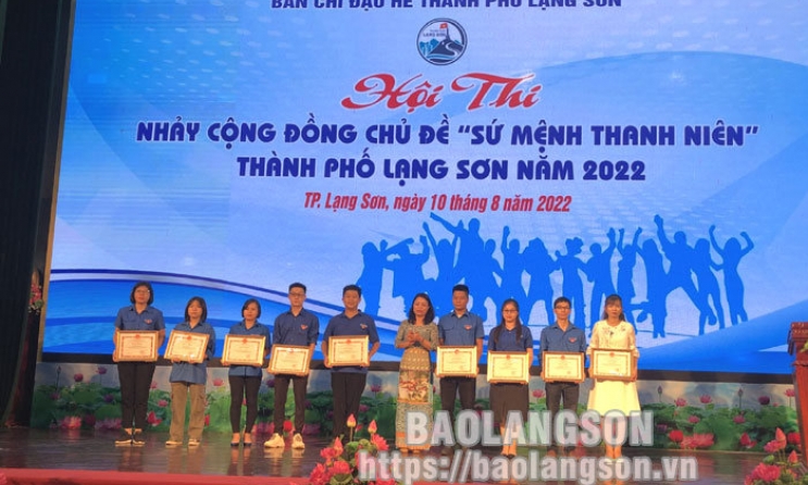 Sôi nổi Hội thi nhảy cộng đồng “Sứ mệnh thanh niên”