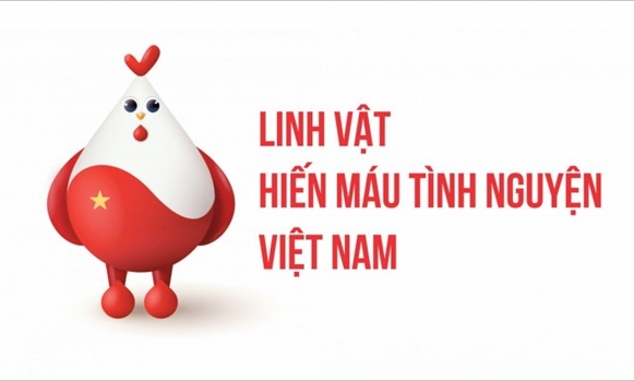 Gà trống là linh vật phong trào hiến máu tình nguyện của Việt Nam