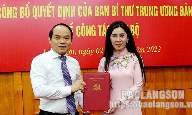 Công bố quyết định của Ban Bí thư Trung ương Đảng về công tác cán bộ