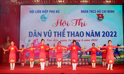 Các cấp hội phụ nữ sôi nổi phong trào nhảy dân vũ