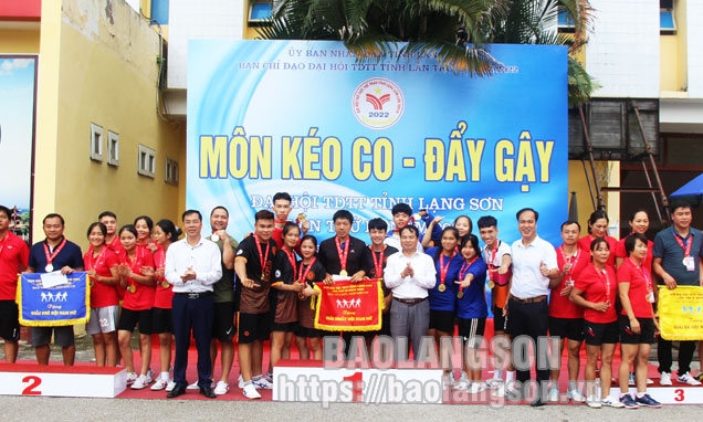 288 vận động viên tham gia thi đấu môn kéo co tại Đại hội Thể dục thể thao